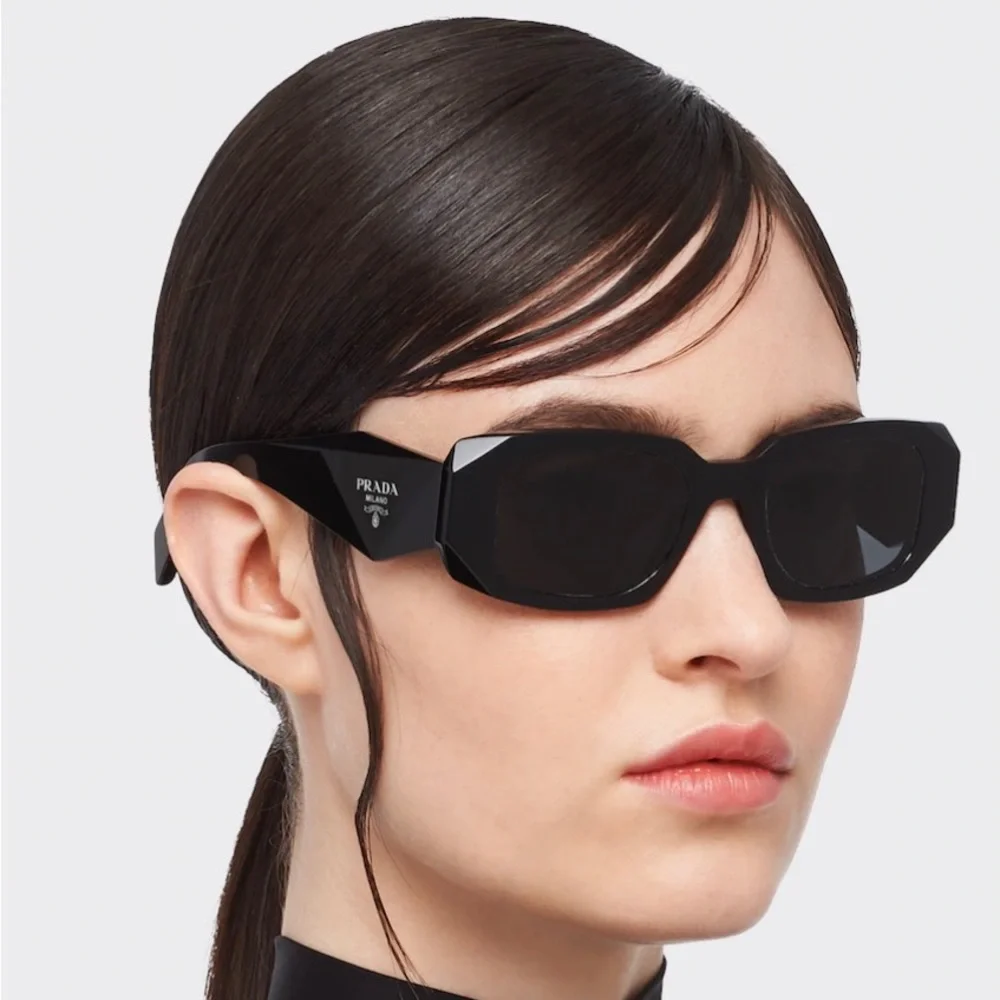 Prada Symbole sunglasses スクエアサングラス ロゴ Prada Symbole Rectangular Sunglasses, 51mm | Bloomingdale's